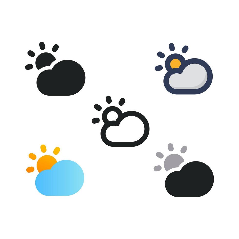 Cloud-Wetter-Symbol vektor