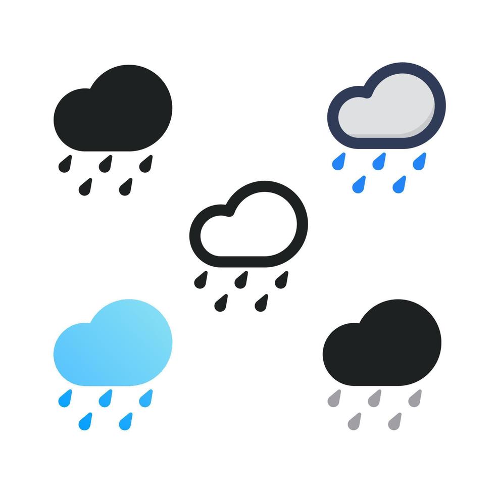 Regenzeit-Symbol vektor