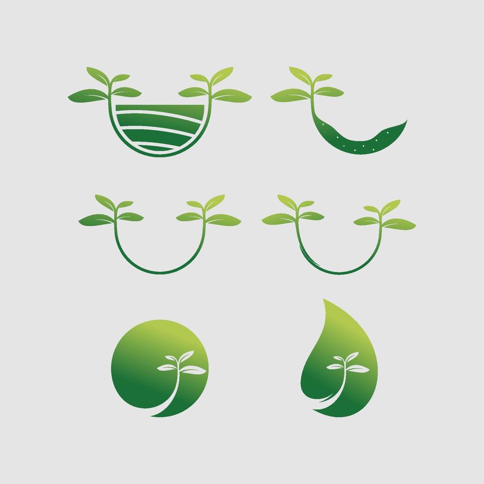 natur logotyp vektor design mall