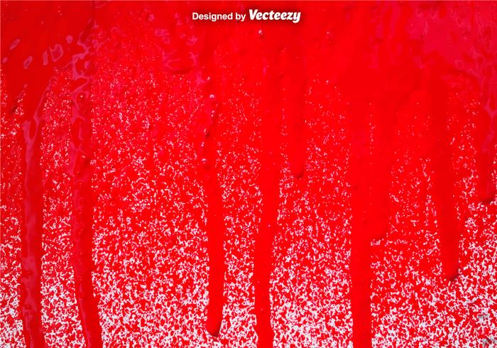 Vector Red Spray Paint Drips Hintergrund