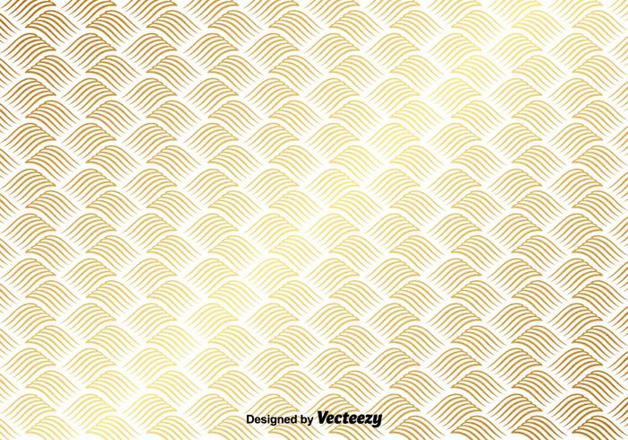 Vector Gold Pattern Auf Weißem Hintergrund