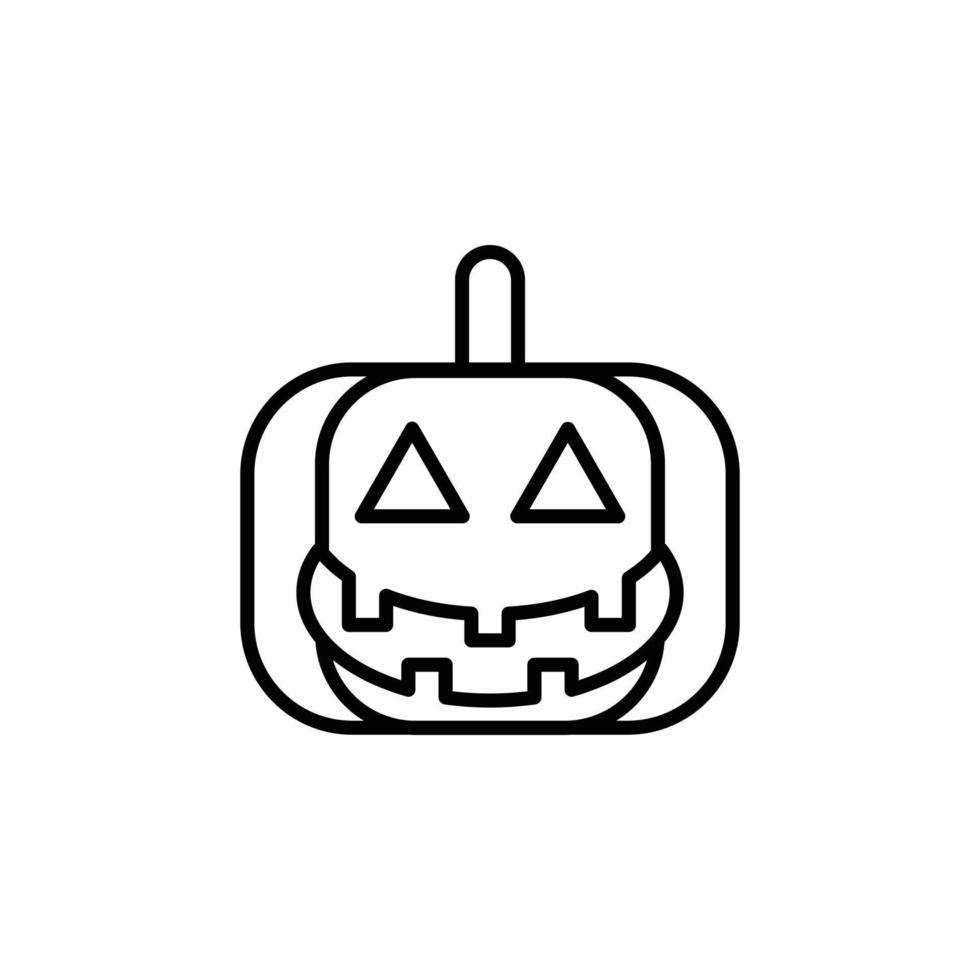 halloween Semester tema ikon vektor