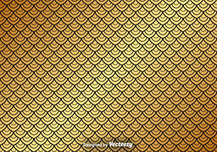 Vector Gold nahtlose Muster auf schwarzem Hintergrund