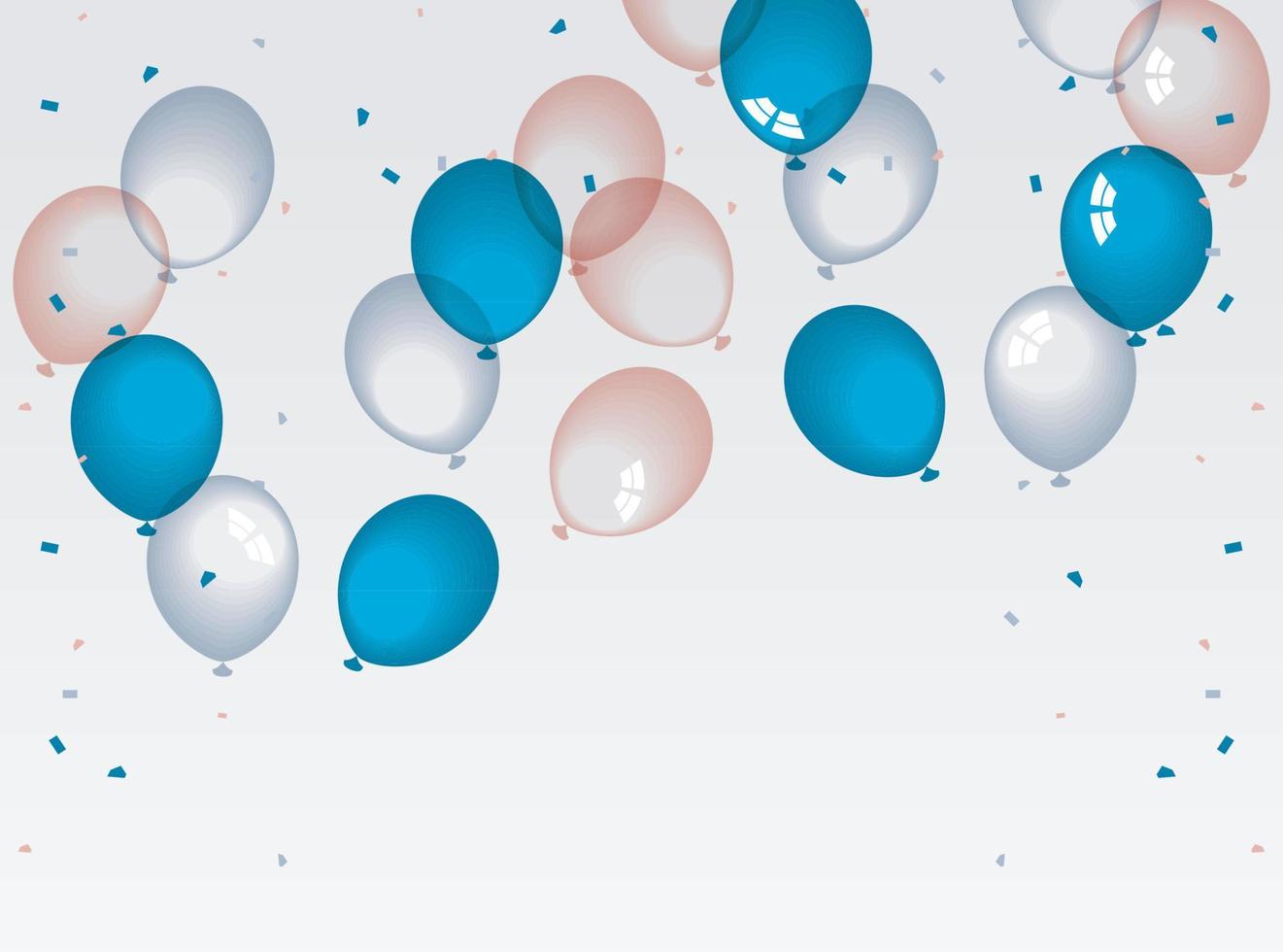 ballonger helium pastell färger vektor