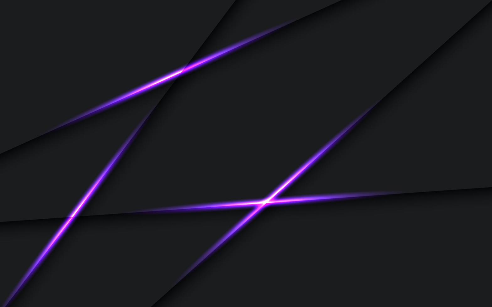 abstrakter dunkelvioletter Kreuzlicht- und Schattendreieck-Dekorationshintergrund. eps10-Vektor vektor