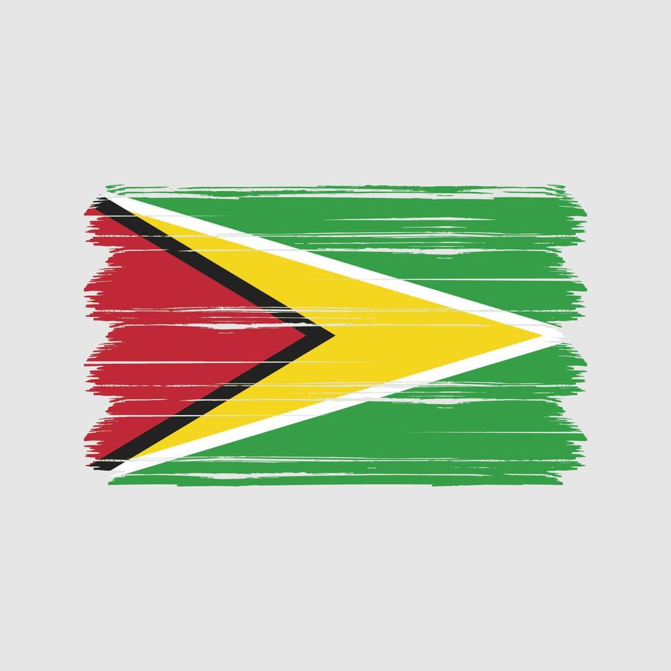 Guyana flagga vektor. National flagga vektor