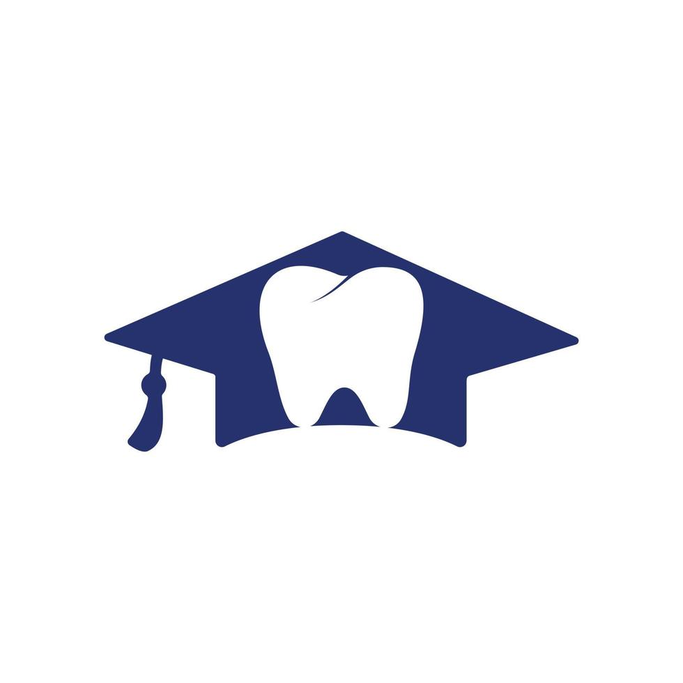 dental studie vektor logotyp design. dental universitet logotyp design mall.