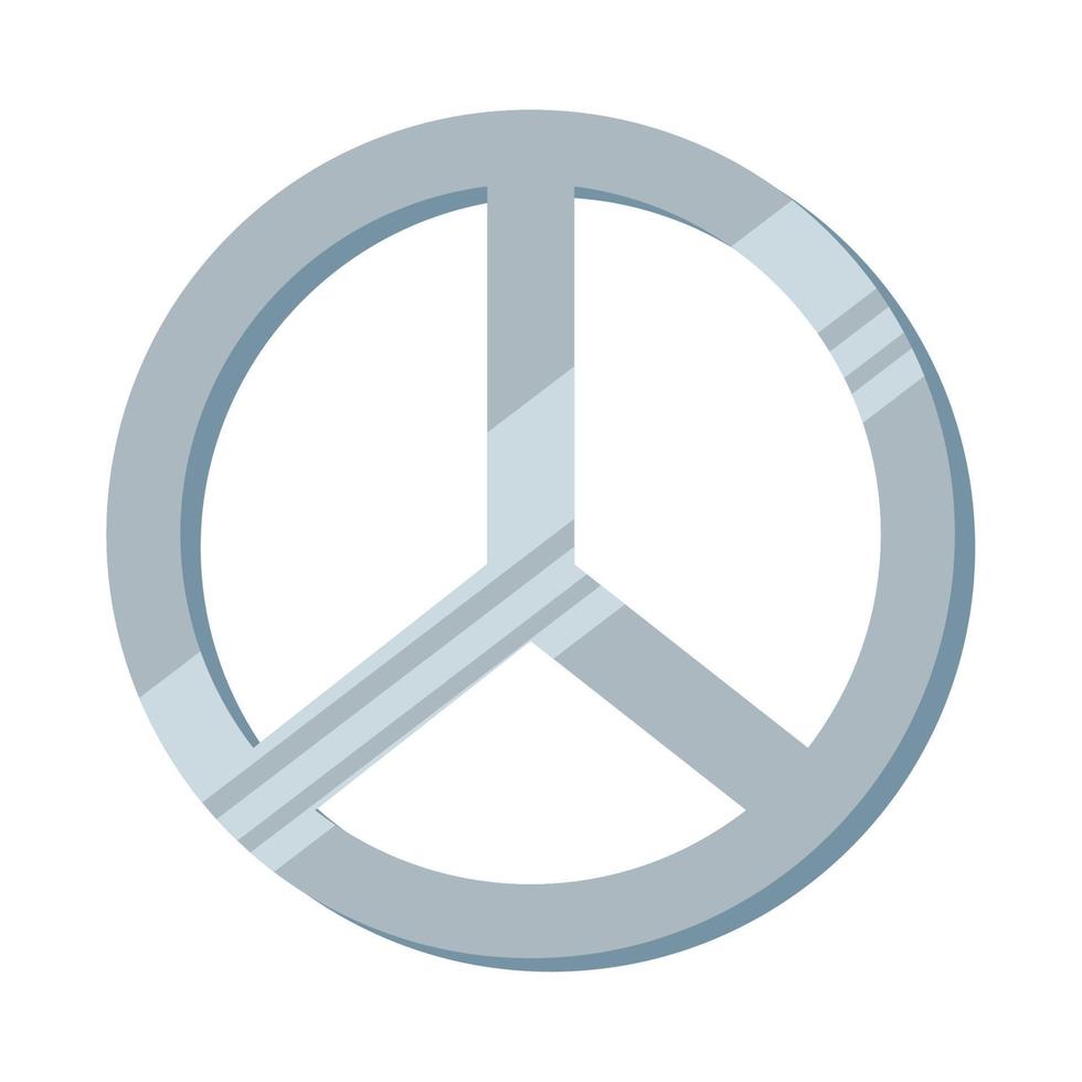 fred symbol grå Färg vektor