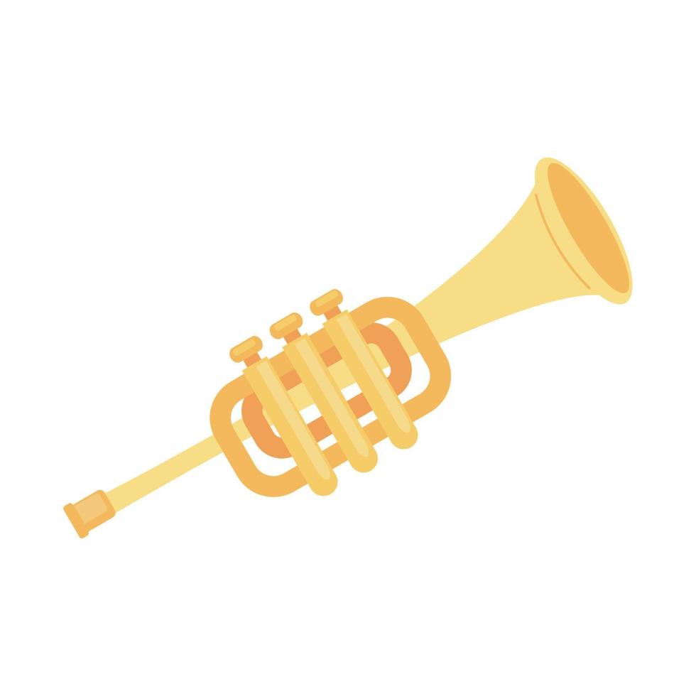 trumpet musikinstrument vektor