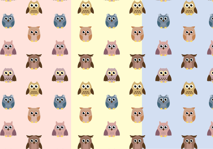 Freier Owl Pattern Vector