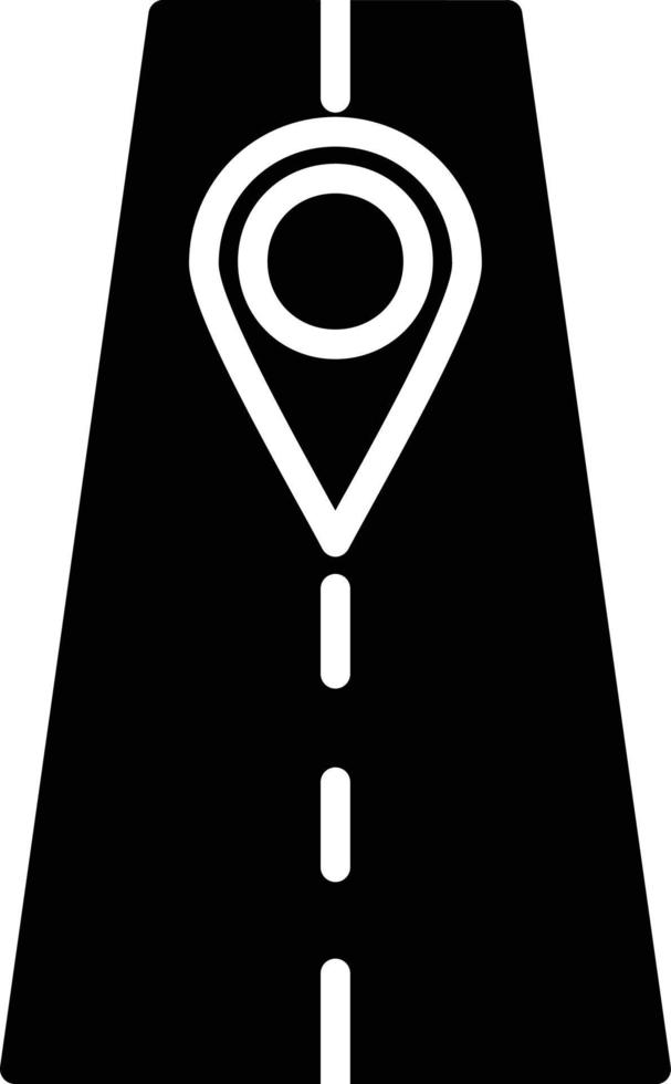 Pin-Glyphe-Symbol vektor