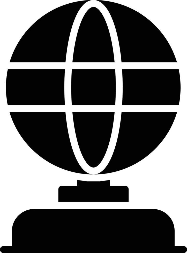 Trophäe-Glyphe-Symbol vektor