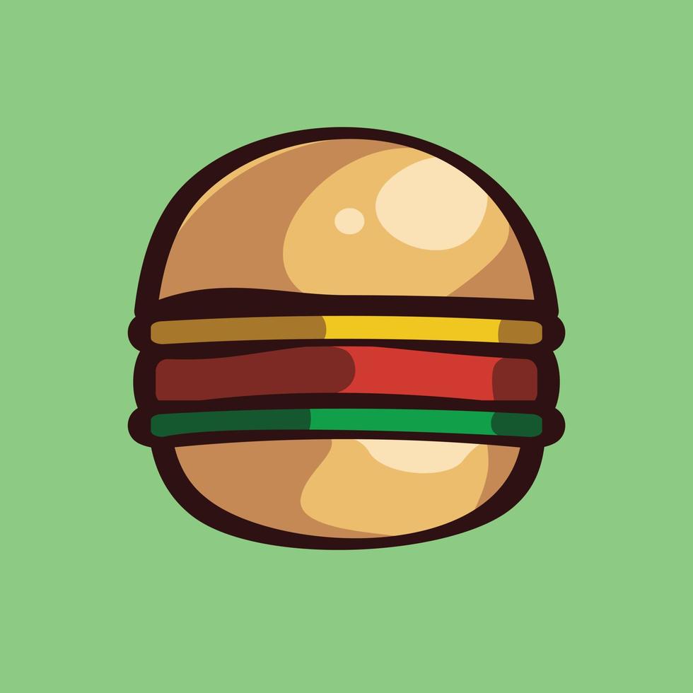 vektorillustration des burgers vektor