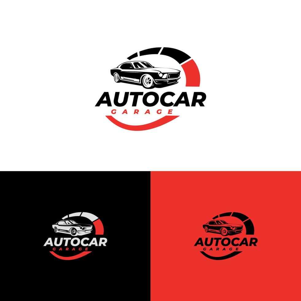 autohändler, automobil, autocar-logo-vorlage vektor