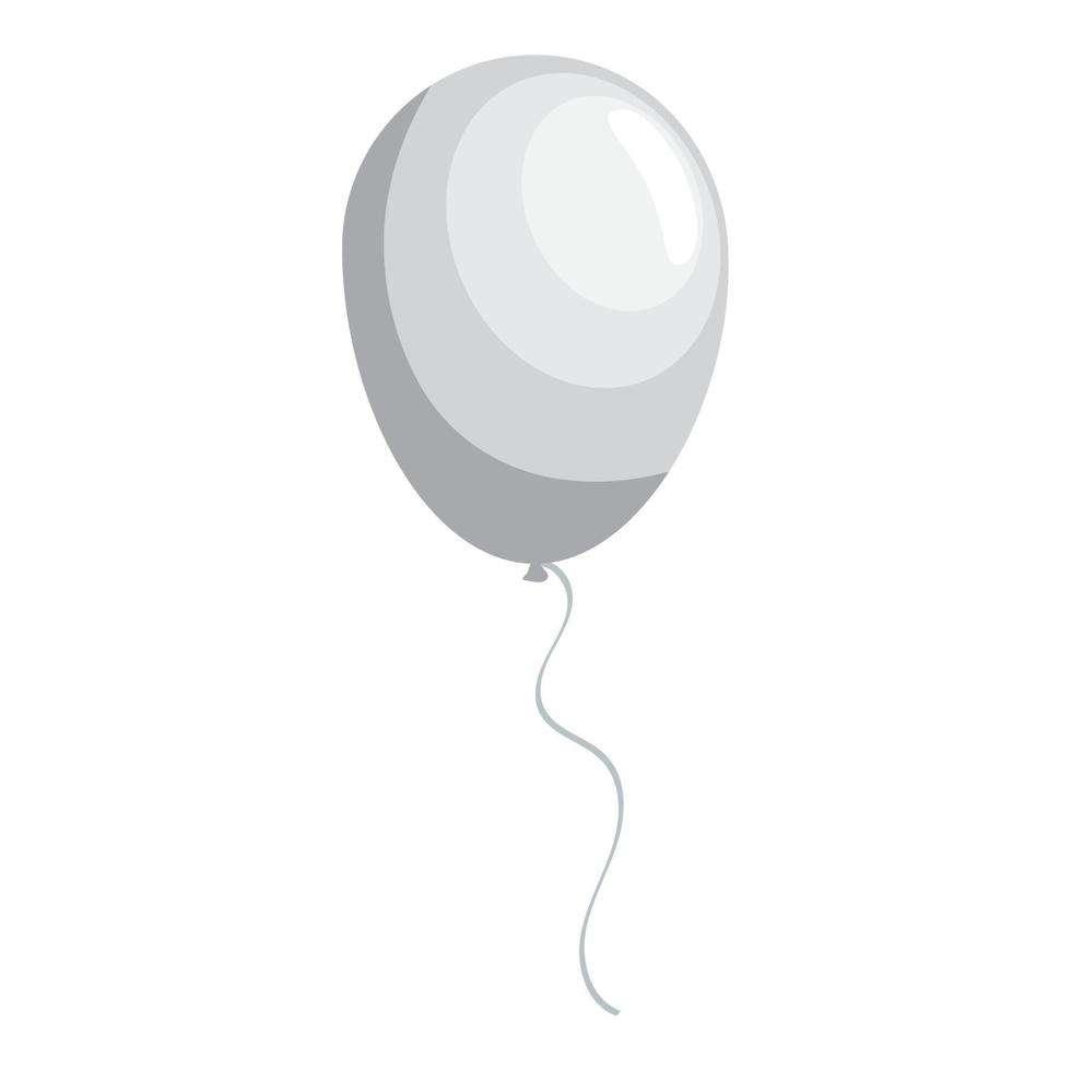 vit ballong helium flytande vektor