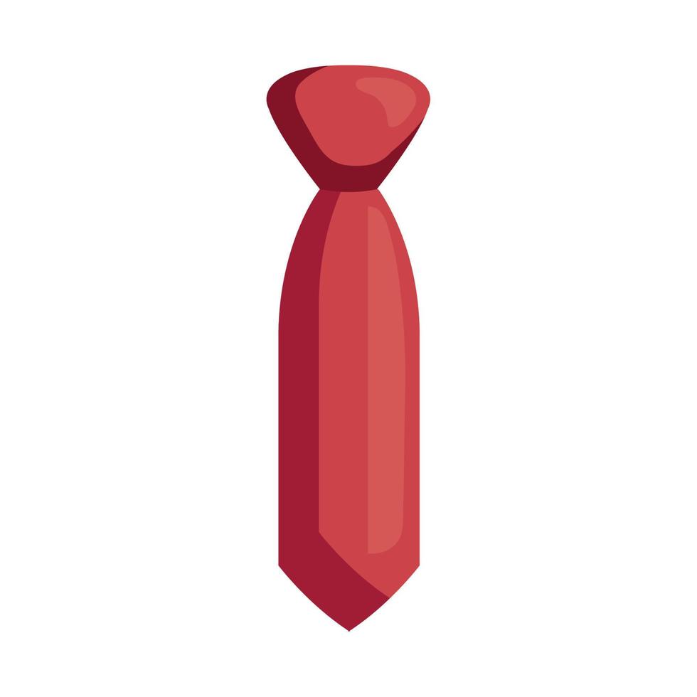 röd elegant slips tillbehör vektor