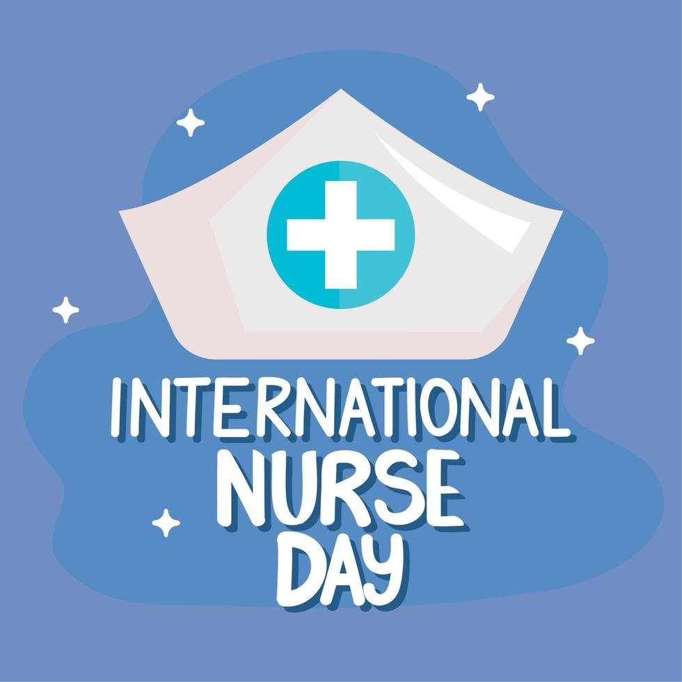 internationell sjuksköterska dag affisch vektor