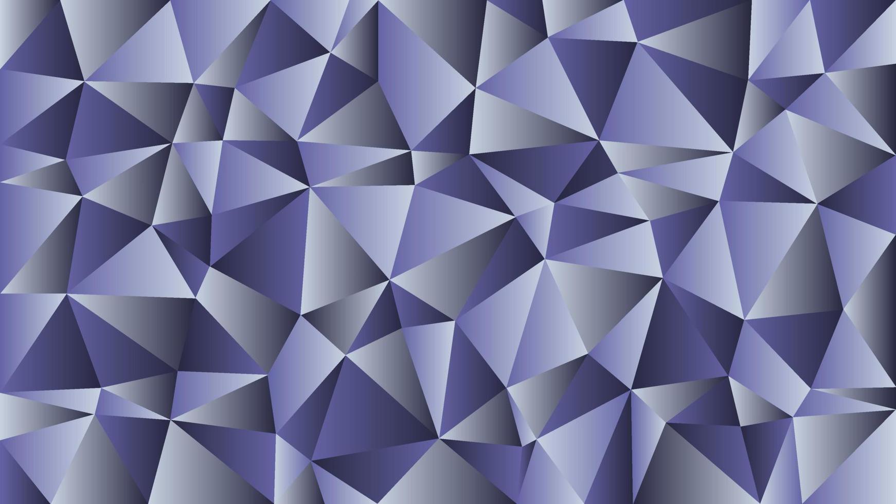 das muster ist polygonal im verhältnis von 16 zu 9. abstraktion. monochromatisches Konzept. vektor