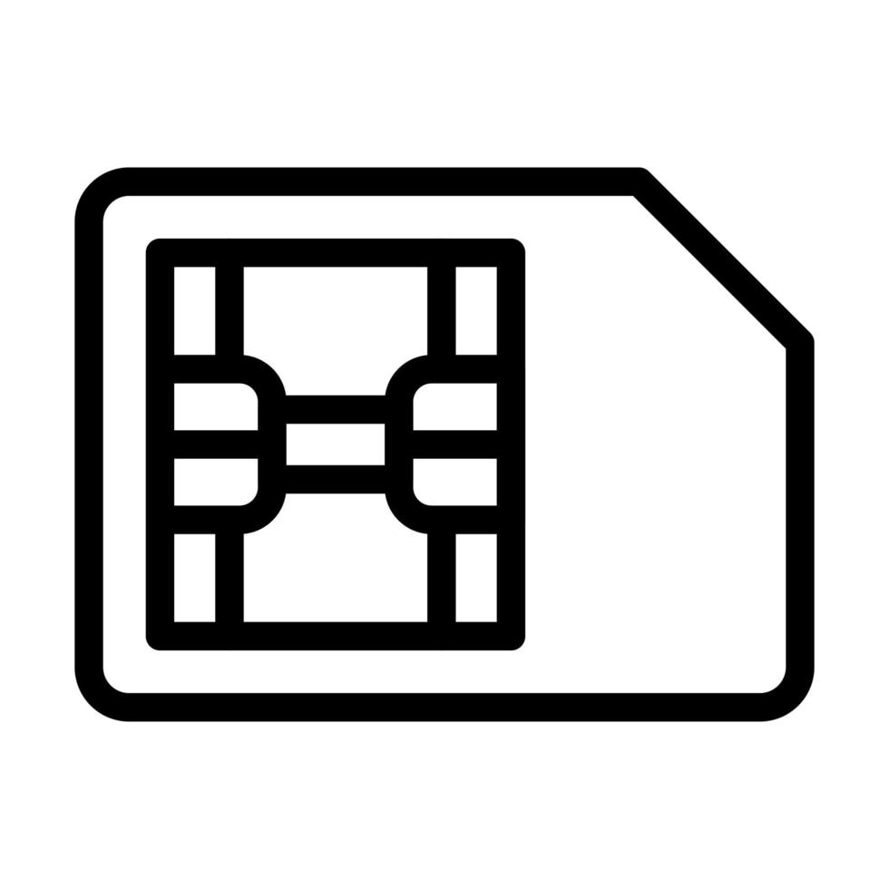 Sim-Icon-Design vektor