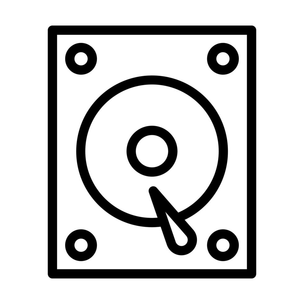 hård disk ikon design vektor