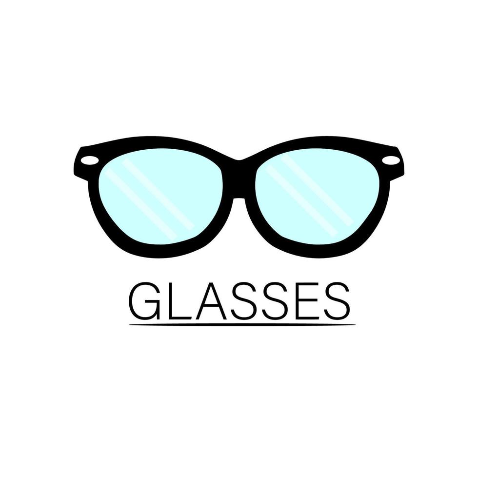 logotyp glasögon vektor illustrationer