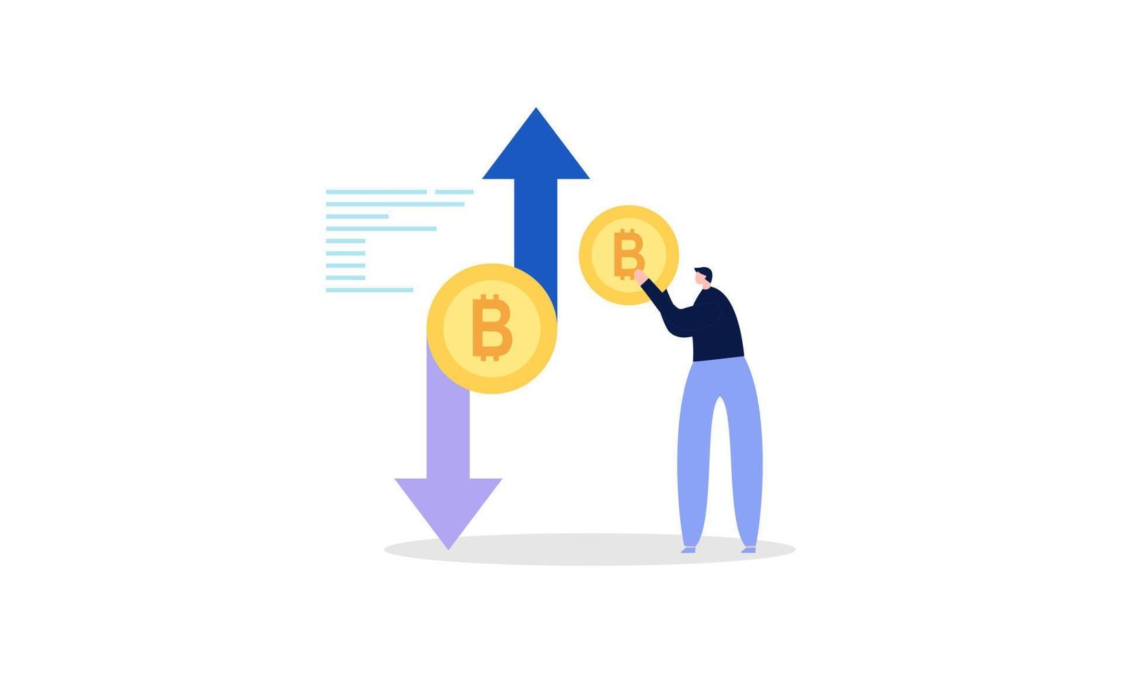 blockchain kryptovaluta företag begrepp illustration vektor