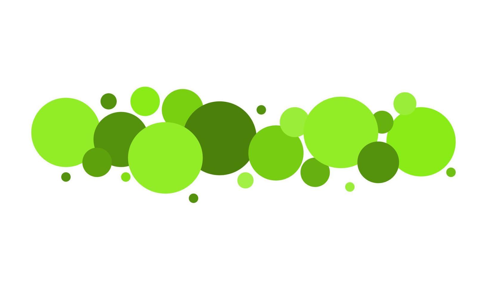 grüner abstrakter punkthintergrund. Vektor-Illustration. vektor