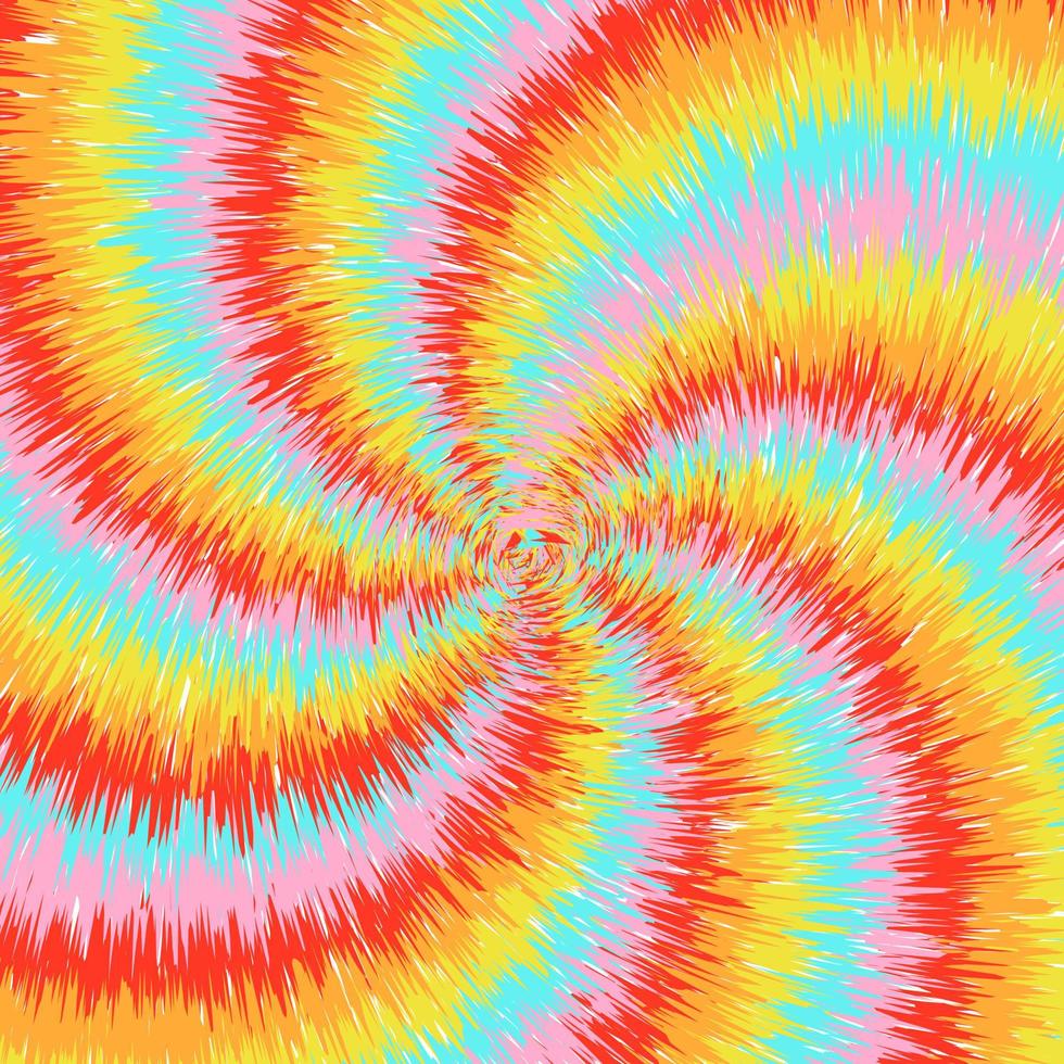 abstrakter Pastellstrudelhintergrund. Tie-Dye-Muster. Vektor-Illustration. vektor