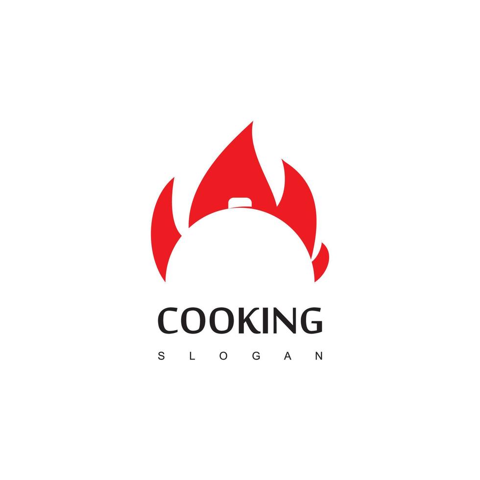 Kochen Logo-Design-Vorlage vektor