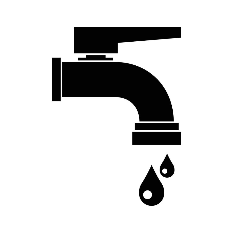Symbol für Wasserhahn Covid 19 vektor
