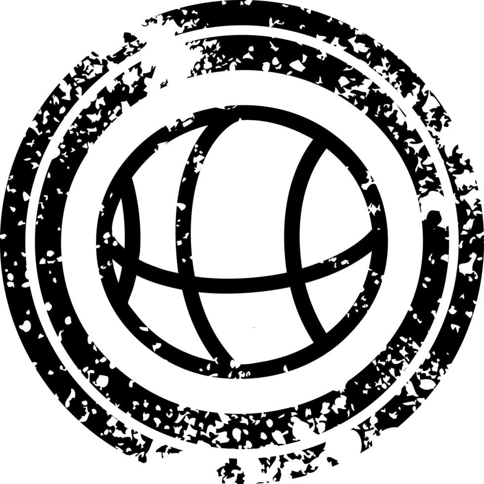 Basketball-Sport-Symbol vektor