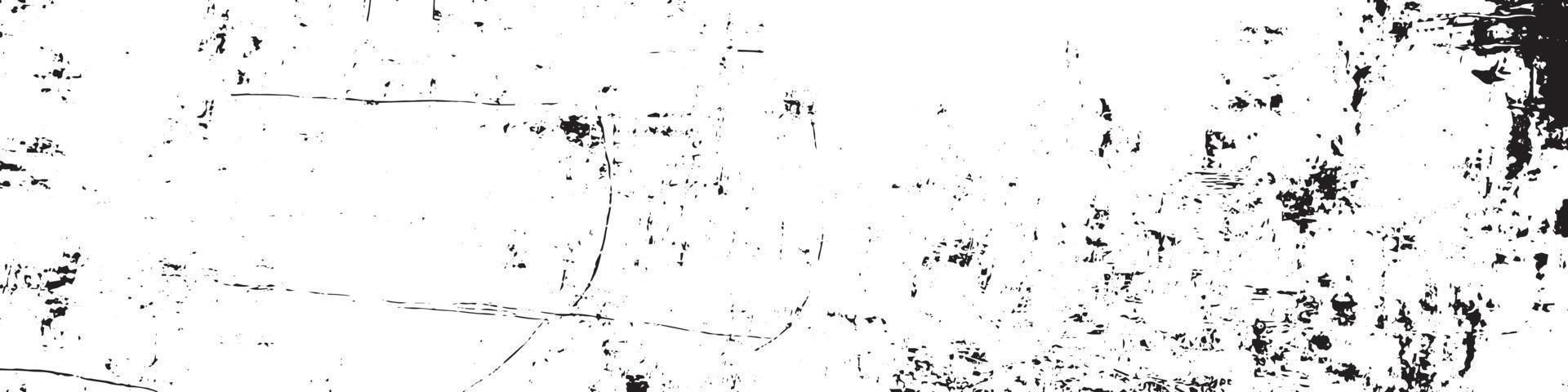 schwarz-weiße Distress-Overlay-Textur. alt im Alter von Vintage-Hintergrund. vektor