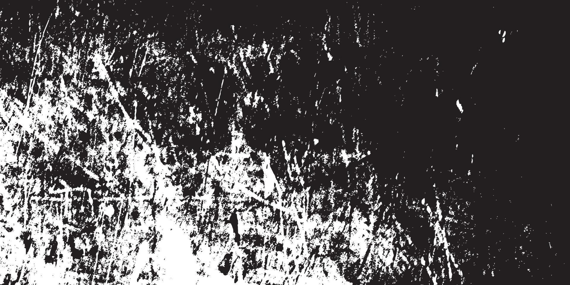 schwarz-weiße Distress-Overlay-Textur. alt im Alter von Vintage-Hintergrund. vektor