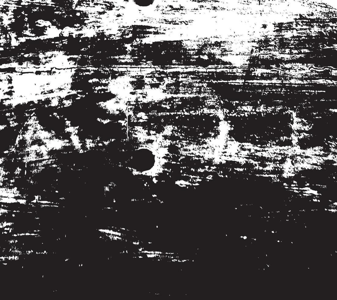 schwarz-weiße Distress-Overlay-Textur. alt im Alter von Vintage-Hintergrund. vektor