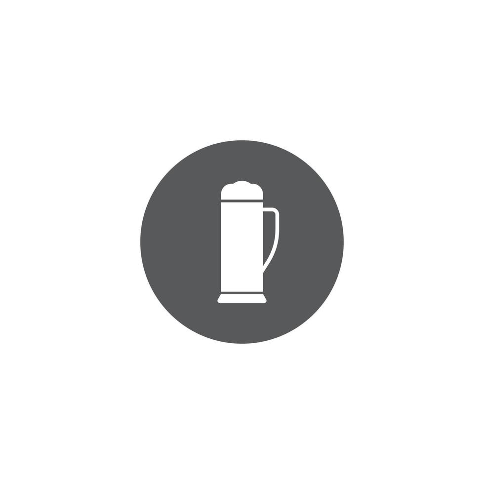 Thermos-Icon-Vektor-Template-Design vektor