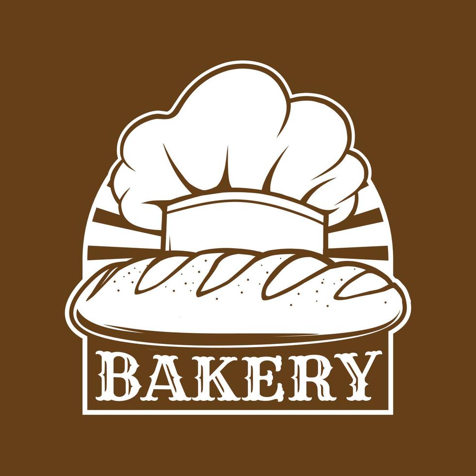 Bäckerei-Logo-Design vektor