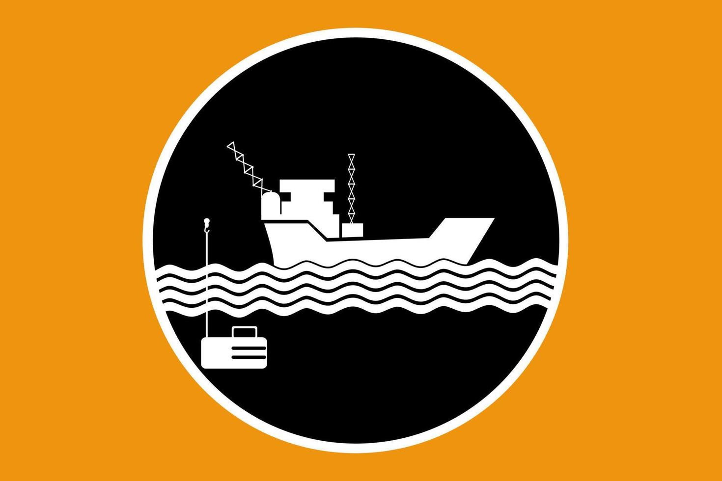 marin ikon. linje konst översikt webb tecken av nautisk. hav linjär ikoner inkluderar ankare, Knut, hjul, reste sig vind. enkel marin svart kontur symbol isolerat på vit. vektor illustration