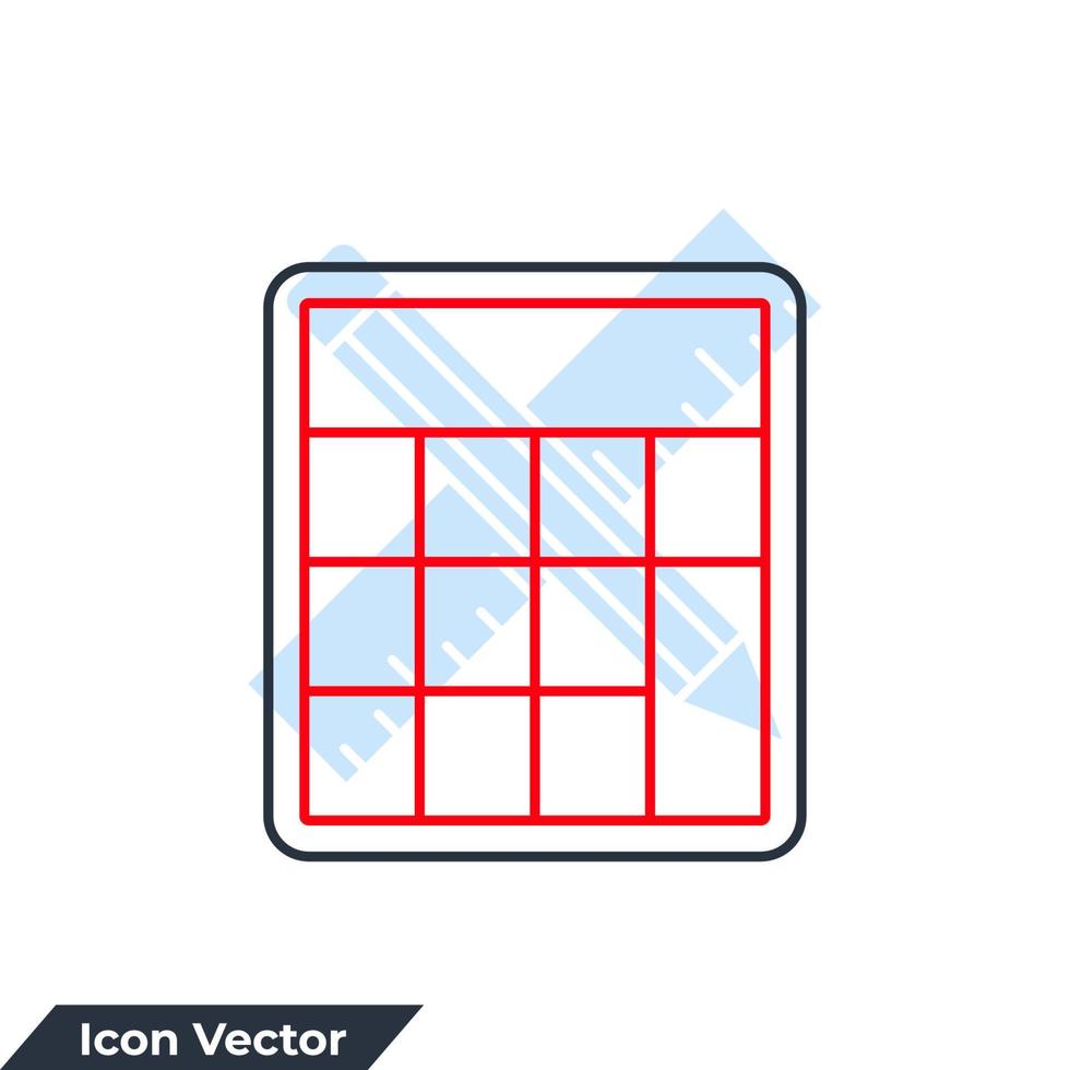 kalkylator ikon logotyp vektor illustration. kalkylator symbol mall för grafisk och webb design samling