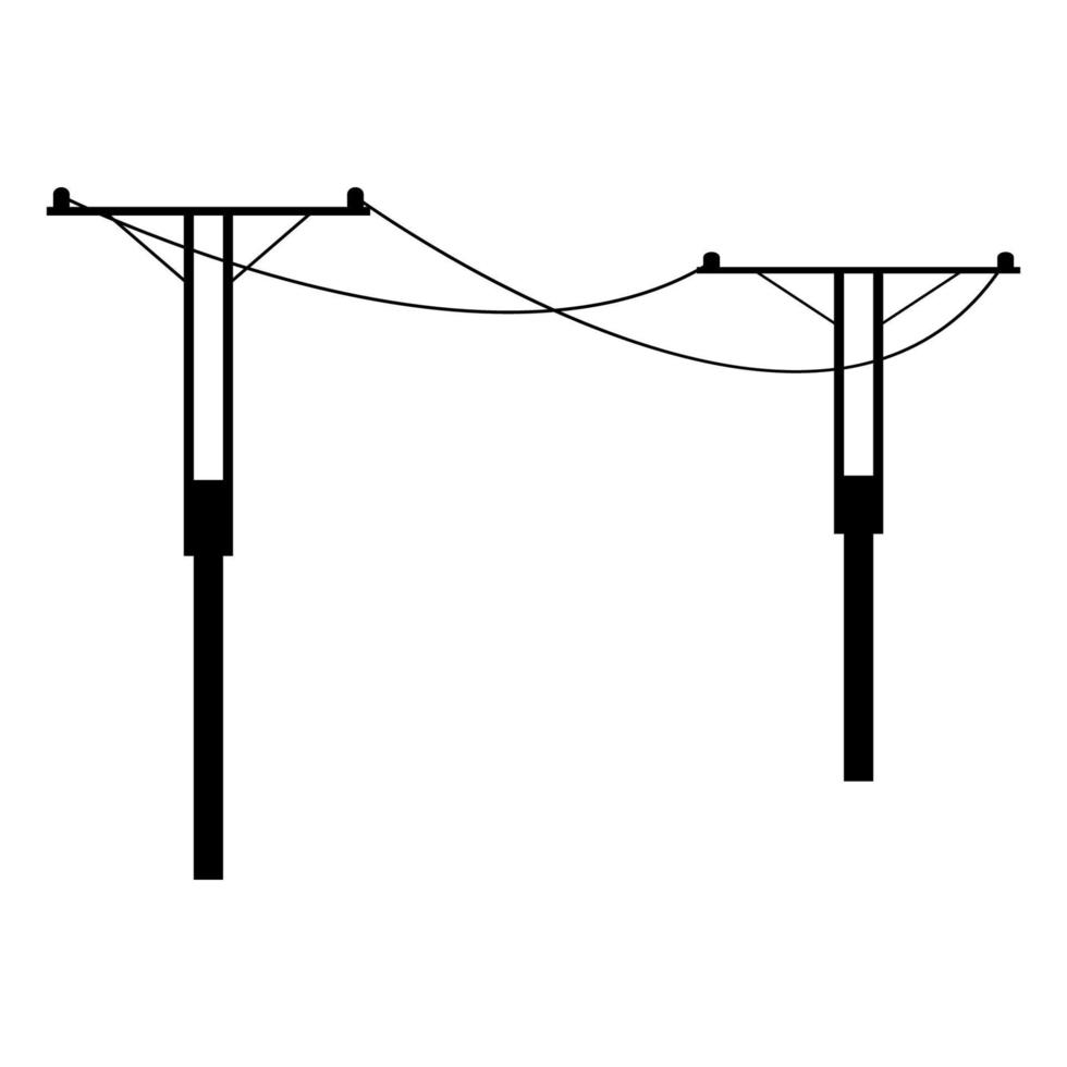 power pole ikon illustration vektor