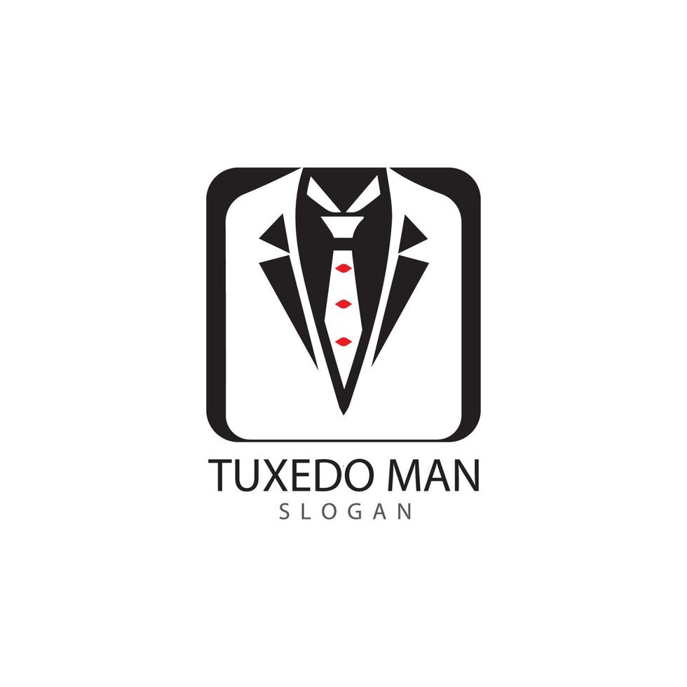 smoking man logotyp design vektor mall