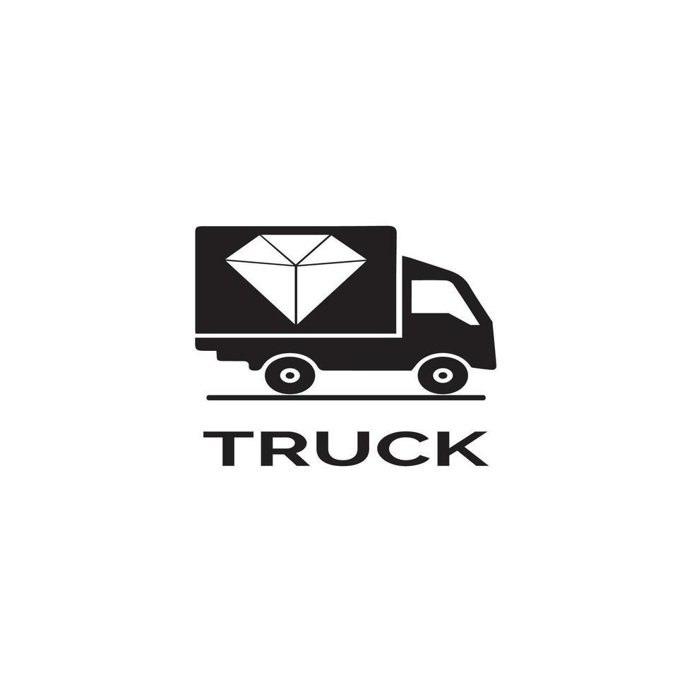 lkw-symbol illustration vektorvorlage vektor