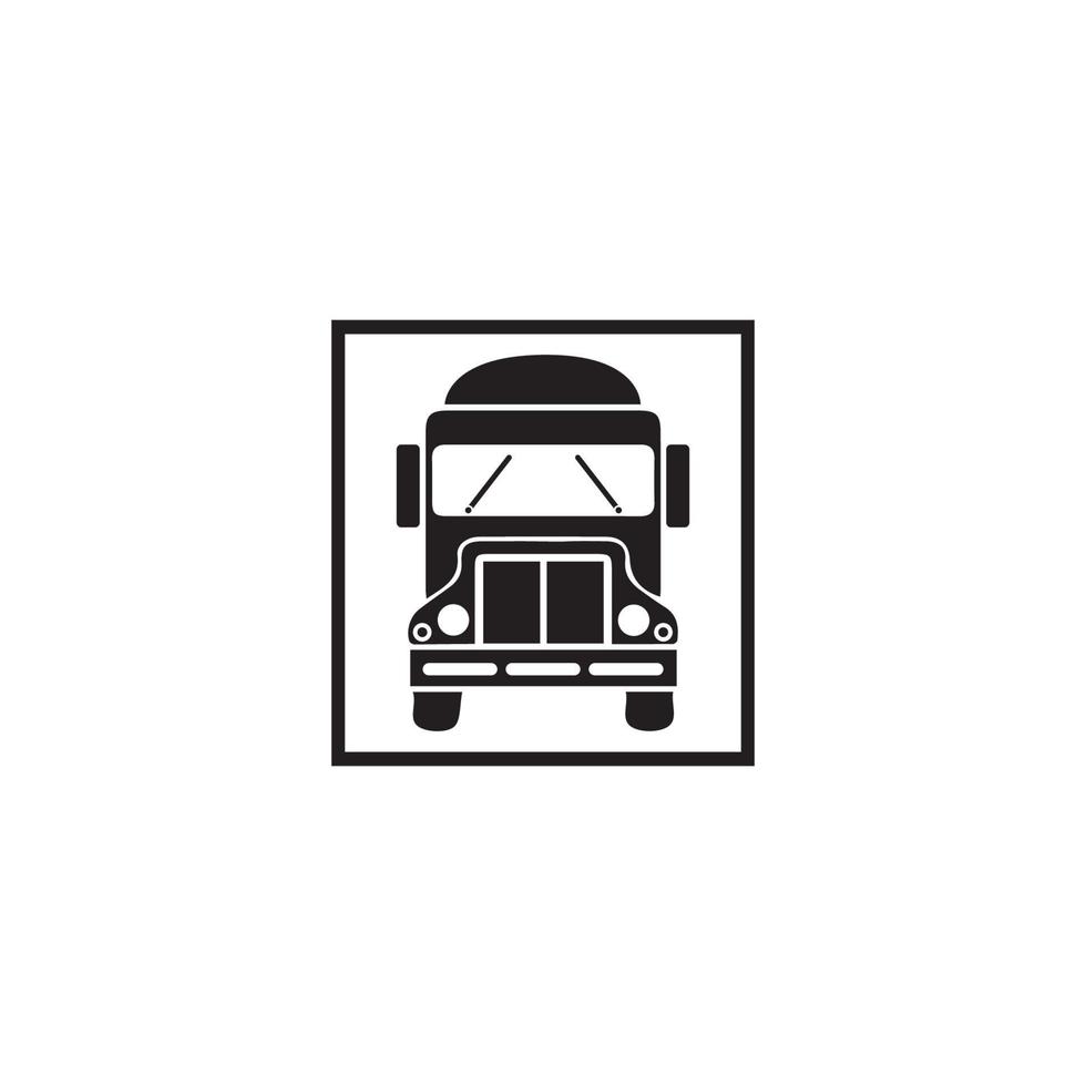 lkw-symbol illustration vektorvorlage vektor