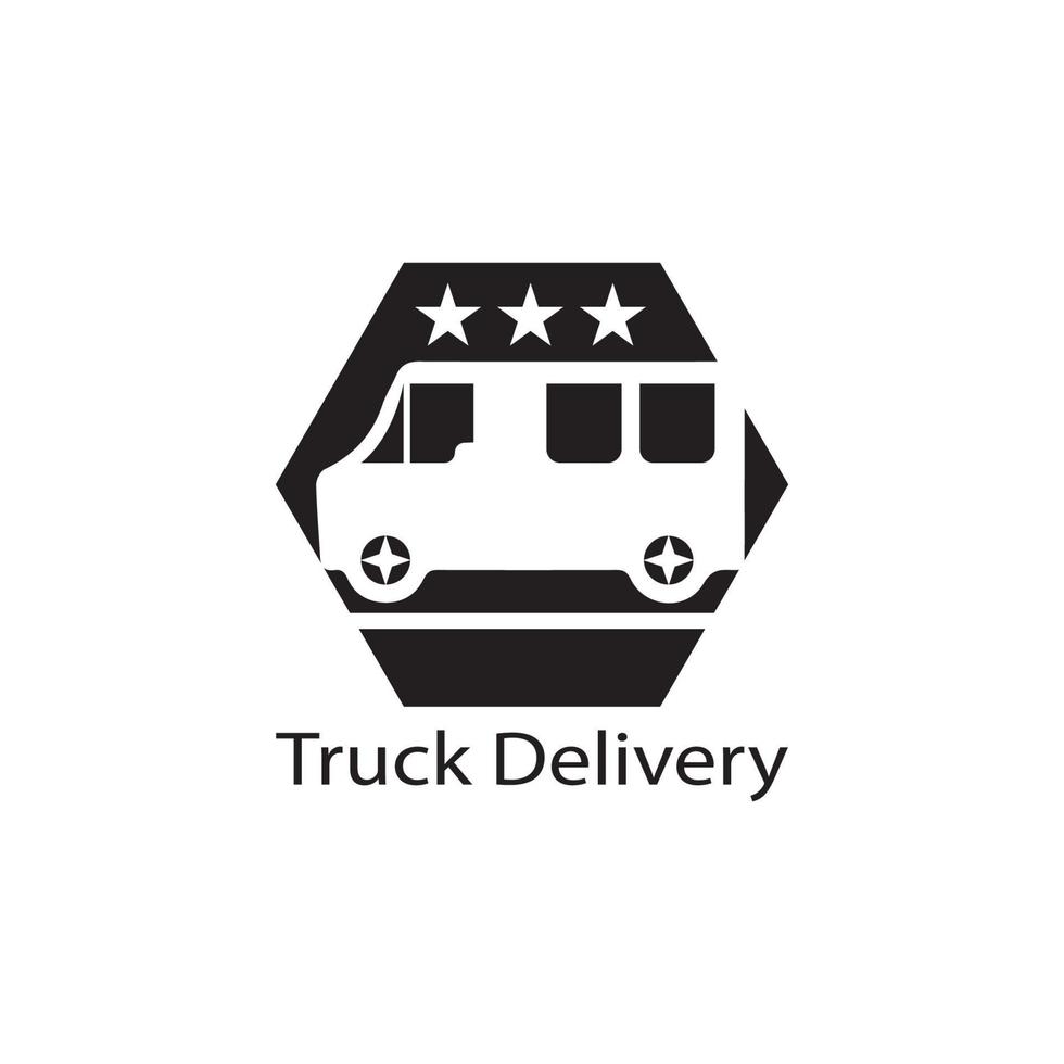 lkw-symbol illustration vektorvorlage vektor