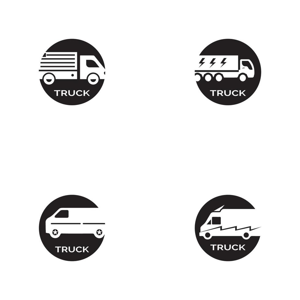 lkw-symbol illustration vektorvorlage vektor