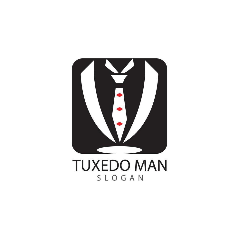 Smoking-Mann-Logo-Design-Vektor-Vorlage vektor