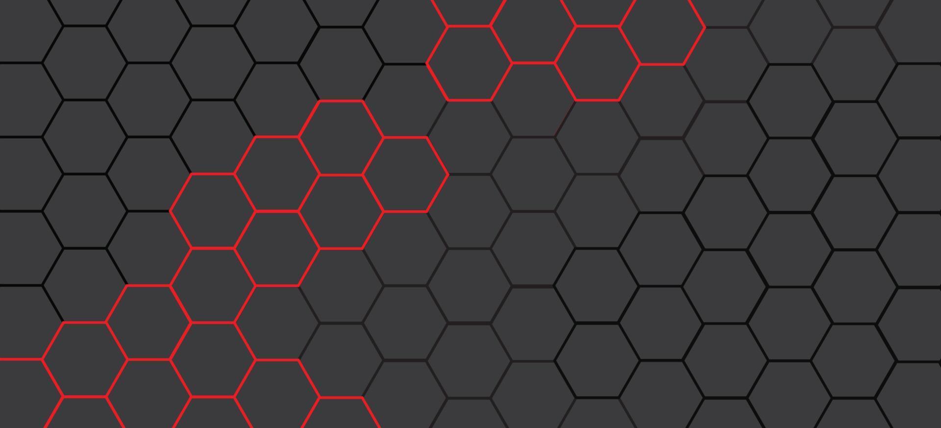 minimal hexagonal linje mönster bakgrund vektor