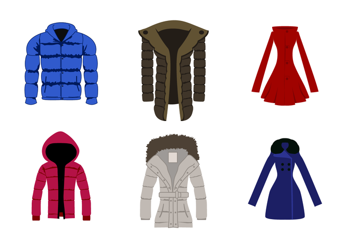 Gratis Winter Coat Vector