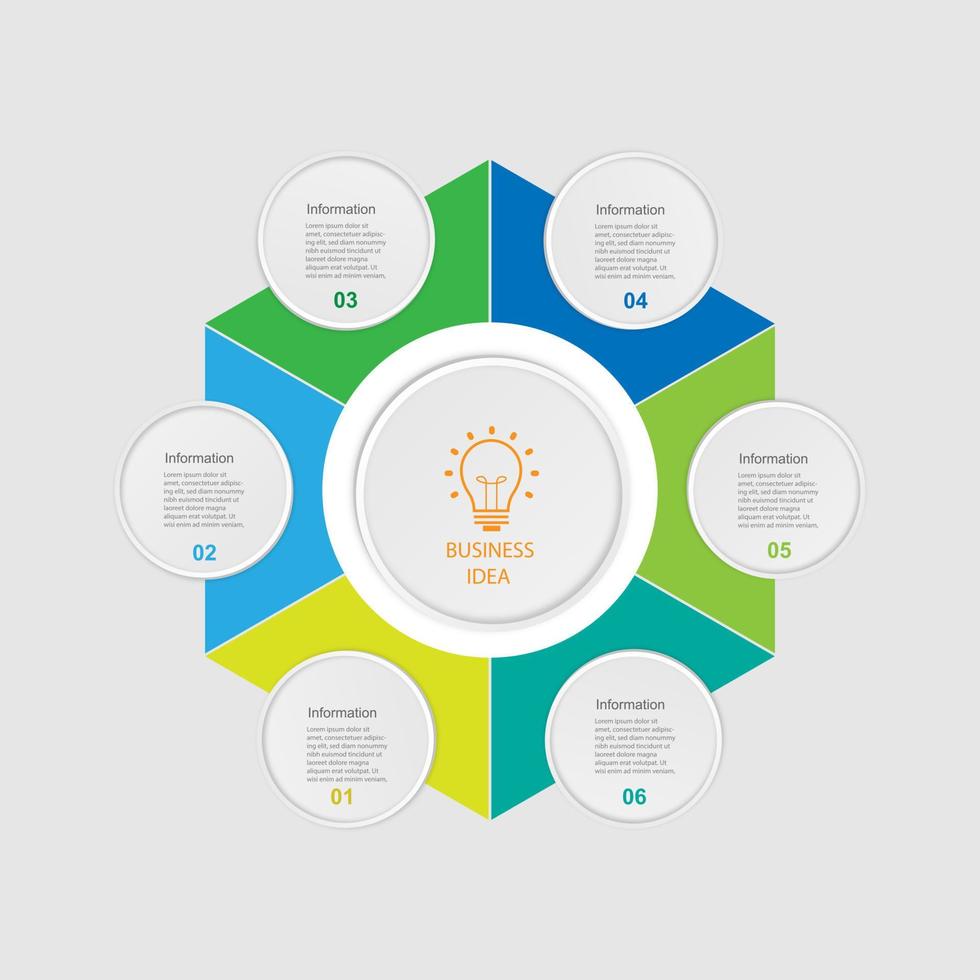 Infografik-Vorlagenvektor vektor