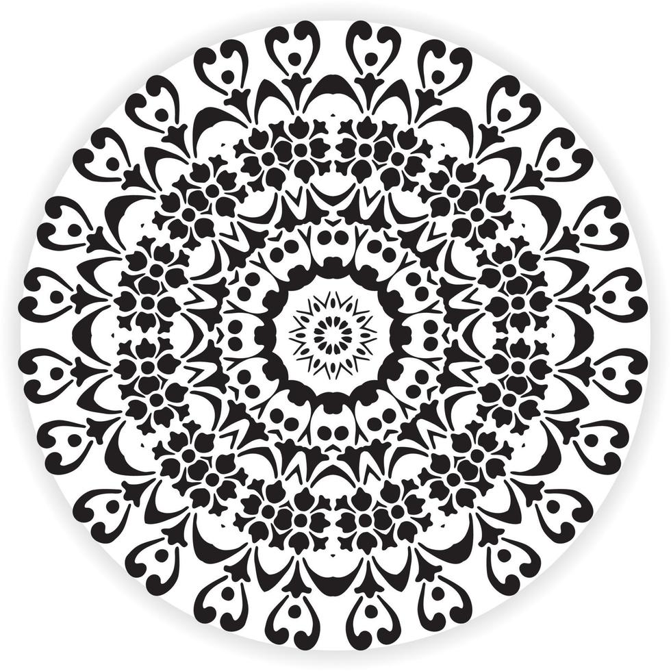 mandalas dekorativ element, mandala bakgrund mönster, mandala färg sida, abstrakt mandala design vektor