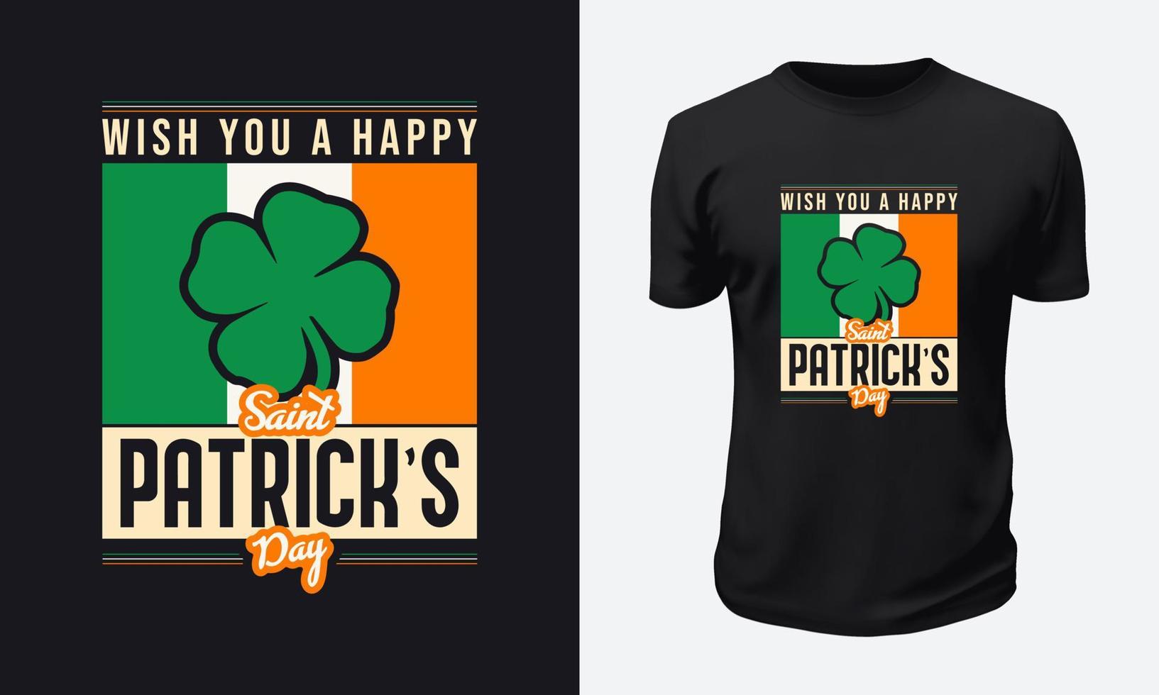 st. patricks dag t skjorta design vektor